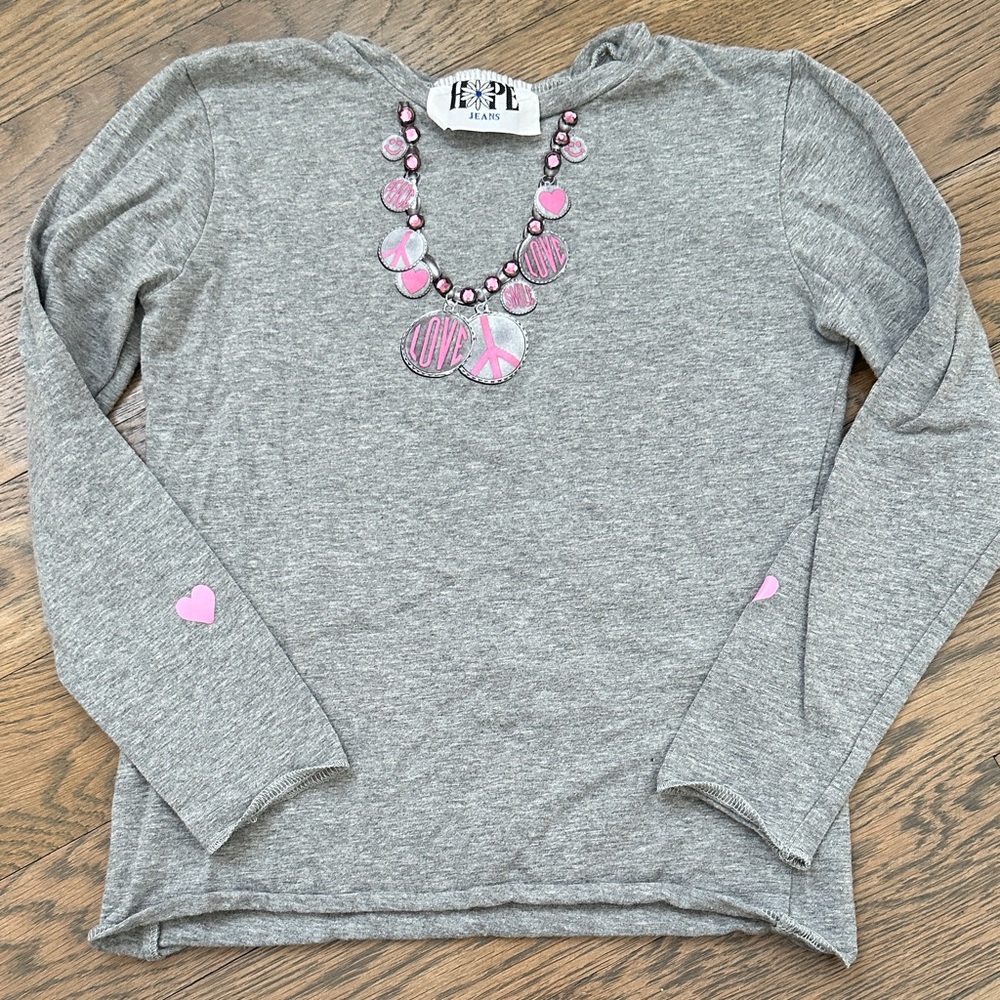Hope Jeans Necklace Tee